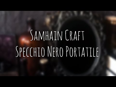 400. Samhain Craft: Specchio Nero Portatile