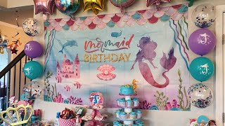 DIY Mermaid and Unicorn Party Ideas and Setup| Mermaid and Unicorn Party Prep