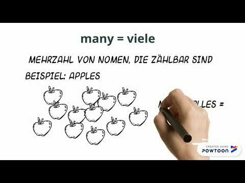 Erklärvideo Englisch much, many, a lot of, lots of