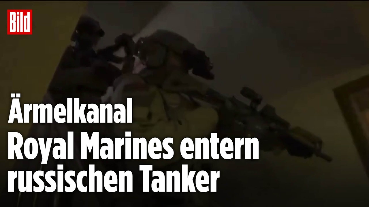 RUSSISCHER SCHATTEN-TANKER GESTOPPT: Großbritannien fängt Tanker auf dem Ärmelkanal ab!
