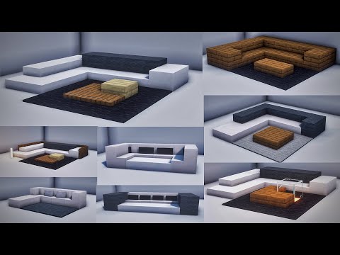 6tenstudio - Minecraft : Sofa Designs Hacks and ideas : Interior and Exterior