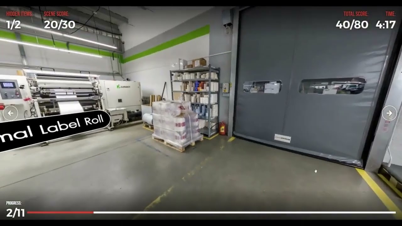 Training Simulations: Printing House Virtual Tour