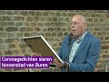 Buren hangt vol met gedichten, Fred schreef er elke dag één