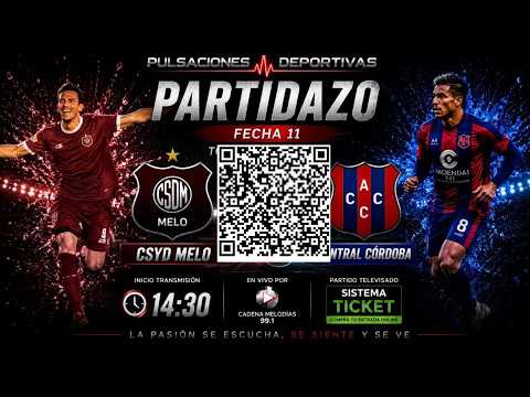 SYD MELO VS CENTRAL CORDOBA TX CODIFICADA SOLAMENTE AUDIO📢