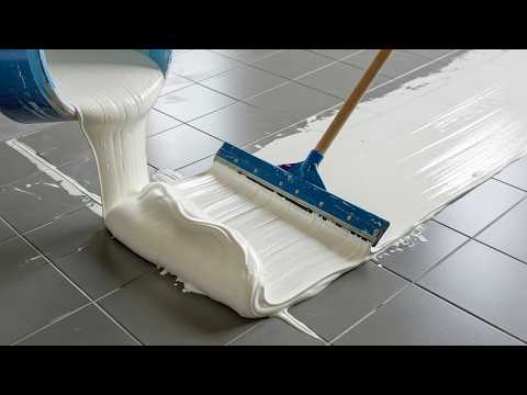 Ich mache seit 30 Jahren Fliesen, ich habe noch nie eine solche Technik gesehen! Fugen reinigen