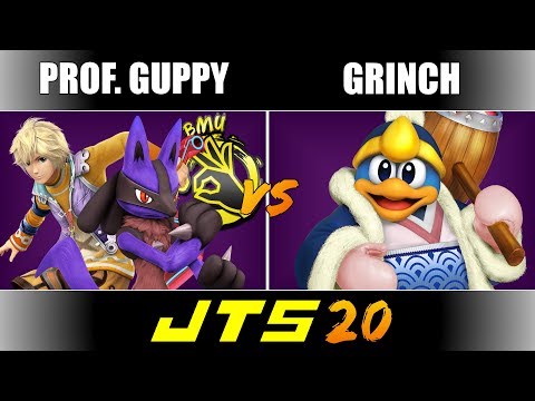 JTS 20 BMU|Professor Guppy (Lucario, Shulk) vs Grinch (King Dedede) Round 1 Winners