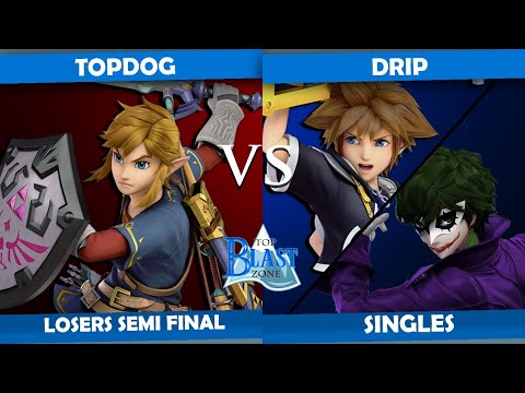 Top Blastzone 31 Losers Semi Final - Topdog (Link) Vs. drip (Sora, Joker)