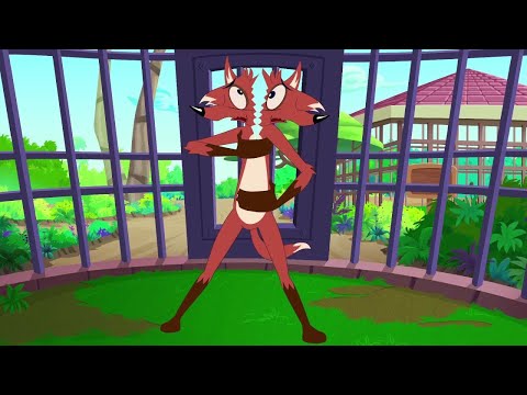 Capa de Eena Meena Deeka | Aventuras do jardim zoológico | Desenhos animados | WildBrain em Português