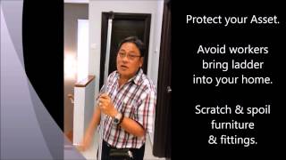 High Quality Fully Imported Italy Retractable Attic Ladder Staircase (Mr.Tan 0126402233 Kow Hock JB)