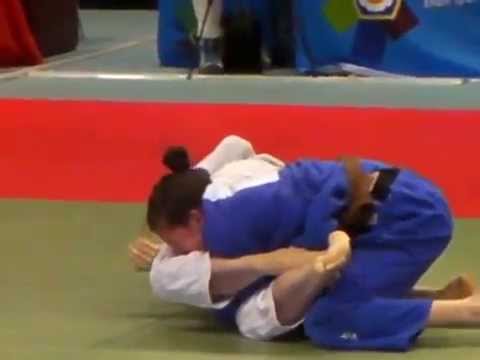 [Judo] European Cup Junior Lignano 2015 63 kg POLYAK Krisztina vs HILDBRAND Carina