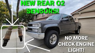 REAR/DOWNSTREAM OXYGEN/O2 SENSOR REPLACEMENTS on my 2000 OBS Chevrolet K2500 Crew Cab Short Bed 4x4!