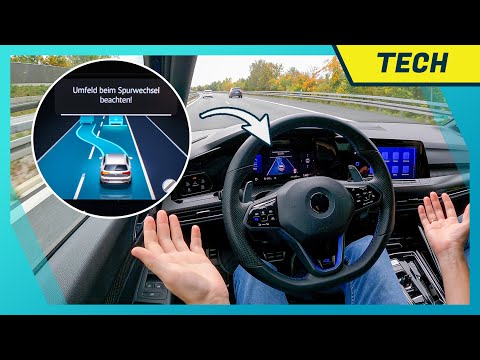 VW Golf 2023: Neuer Travel Assist mit Spurwechselassistent & optimierter Bedienung im Test