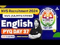 NVS Non Teaching Classes 2024 | NVS NonTeaching English Previous Year Question Paper by Swati Mam 37