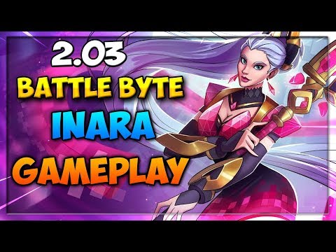 Paladins 2.03 Pts Battle Byte Inara Skin Gameplay | Pink Diamond