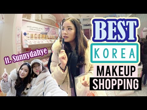 在MYEONGDONG購買最好的韓國化妝品|英尺陽光大業 (Shopping for THE BEST KOREAN MAKEUP in MYEONGDONG | ft. Sunnydahye)
