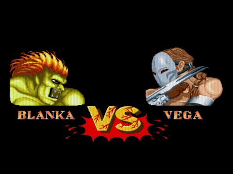 Blanka vs Vega (Hardest) - Street Fighter II The World Warrior 1991