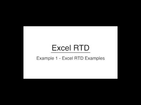 MT4 Booster Pack - Excel RTD