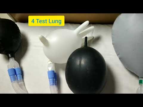 Test lung for ventilator, for medical