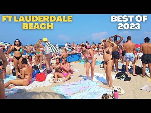 4K Spring Break Fort Lauderdale Beach, FL Walk BEST of 2023 Compilation ????️