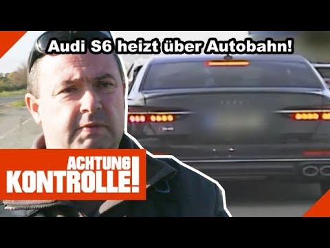 Audi S6 mit 173km/h bei erlaubten 100! 🏁 VORSATZ? |2/2| Kabel Eins |Achtung Kontrolle