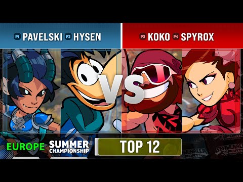 Pavelski & Hysen VS Koko & Spyrox - Top 12 - EU - Summer Championship 2022 - Doubles