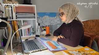 Birlikte Ders Çalışalım | Study With Me Turkey | Pomodoro 120min study
