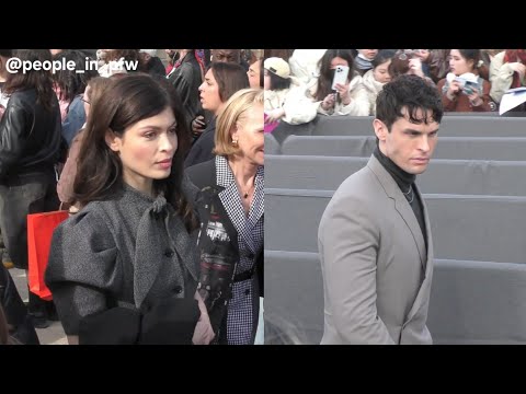Leslie Medina [Fiasco] & Baptiste Giabiconi - Défilé Dior Automne-Hiver 2025/2026 à Paris - 04.03.25