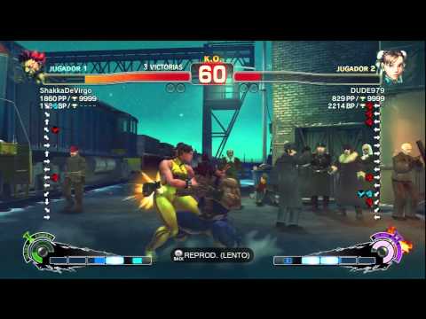 SSF4 AE 2012 HD-ShakkaDeVirgo (Akuma) VS DUDE979 (Chun li)