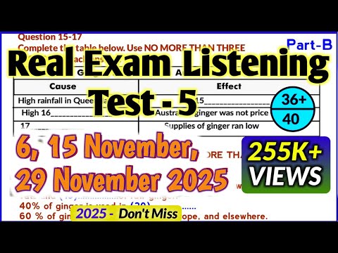 VERY HARD LISTENING TEST 2026 | BC & IDP REAL IELTS LISTENING TEST 2026 #ieltslistening #listening