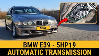 BMW E39 530i Automatic Transmission Service ZF 5hp19 ATF Fluid Change M54 525i 530d E46 525d E38 E53