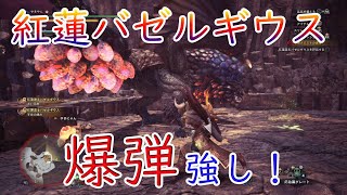 【MHW実況19】紅蓮バゼルの爆弾が爆弾じゃない件