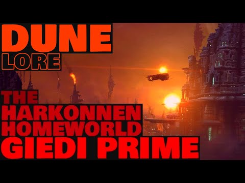 The Harkonnen Homeworld - Giedi Prime | Dune Lore