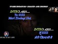 Tu Meri Zindagi Hai Karaoke With Scrolling Lyrics Eng  & हिंदी