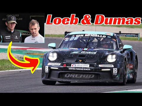 Sébastien Loeb & Romain Dumas at 12H Mugello 2024 Endurance - Porsche 992 GT3 Cup by Orchid Racing