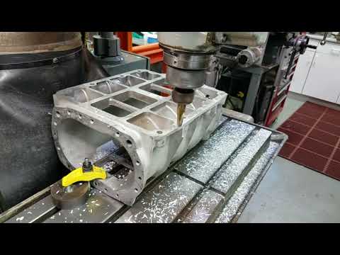 My 6-71 Blower rebuild, Part 1: Removing the lip from the side of the case.