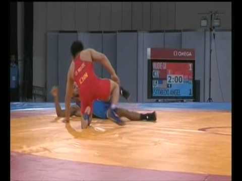 Wrestling Freestyle 55kg 1/2 Final CHN - USA