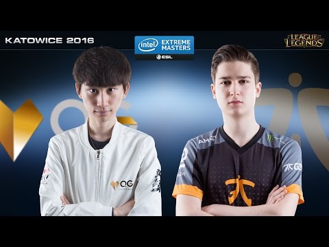 League of Legends - QG vs. FNC - IEM Katowice 2016 - Group B Decider Map 2
