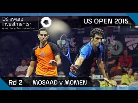 Squash: Delaware Investments US Open 2015 - Rd 2 Highlights - Mosaad v Momen