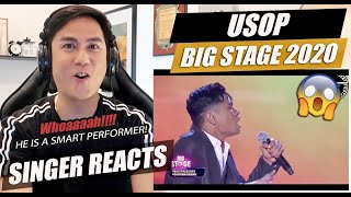 Download lagu Usop - Minggu 3 Big Stage 2020 (Markah dan Komen Juri) | SINGER REACTION mp3