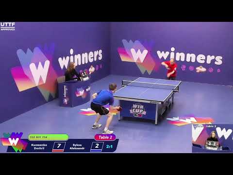 WINners CUP table 2  14.01 Kuzmenko Dmitrii - Syksa Aleksandr 21:30