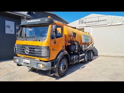 MERCEDES BENZ SK 2527 6x2 Vacuum truck 13.000l - FIS TRUCKS SLOVENIA