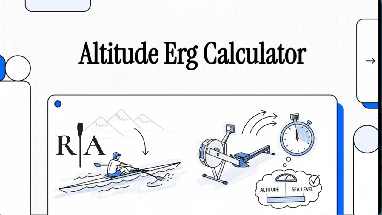 Altitude Adjusted Row Erg Calculator: Unlock Your Rowing Potential