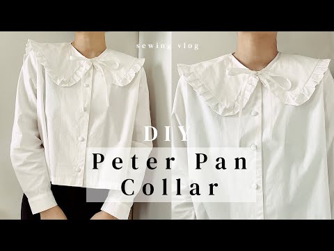 DIY Oversized Peter Pan Collar | Detachable Peter Pan...