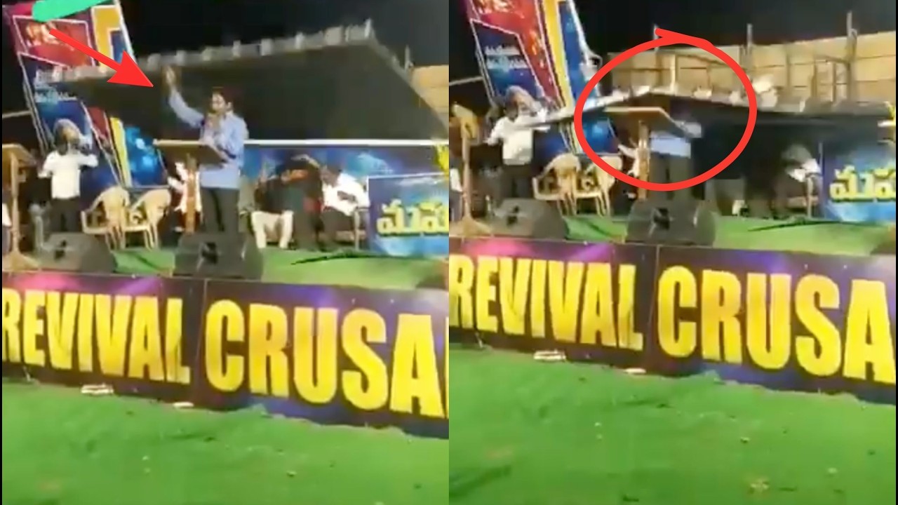 SE REPITE LA TRAGEDIA... PASTOR AHOTA F4LL3C3 tras que LE CAYERA UNA PANTALLA GIGANTE