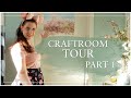 BASTELZIMMER TOUR Ich Zeige Euch Mein Craft Room Part 1