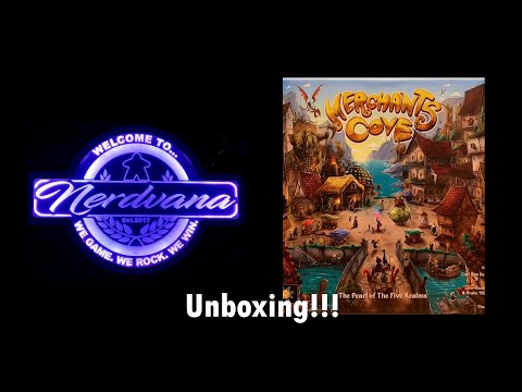 Merchants Cove Kickstarter Unboxing!!!