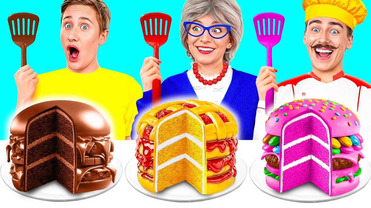 自分 vs おばあちゃんの料理チャレンジ | 素晴らしいフードチャレンジ Trend DO Challenge