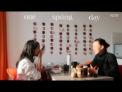 I found a soul friend :) simple spring day on exchange | Kunsthal Museum, cafe & cake, first SNOW