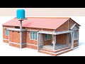टीन से असम डिजाइन का घर, ASSAM STYLE TIN SHADE HOUSE PLAN WITH 3D DESIGN, @premshome