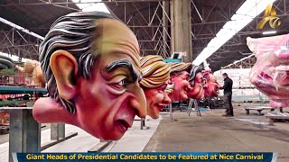 Giant Heads of Presidential Candidates to be Featured at Nice Carnival